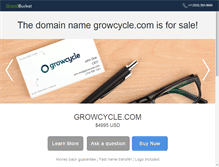 Tablet Screenshot of growcycle.com